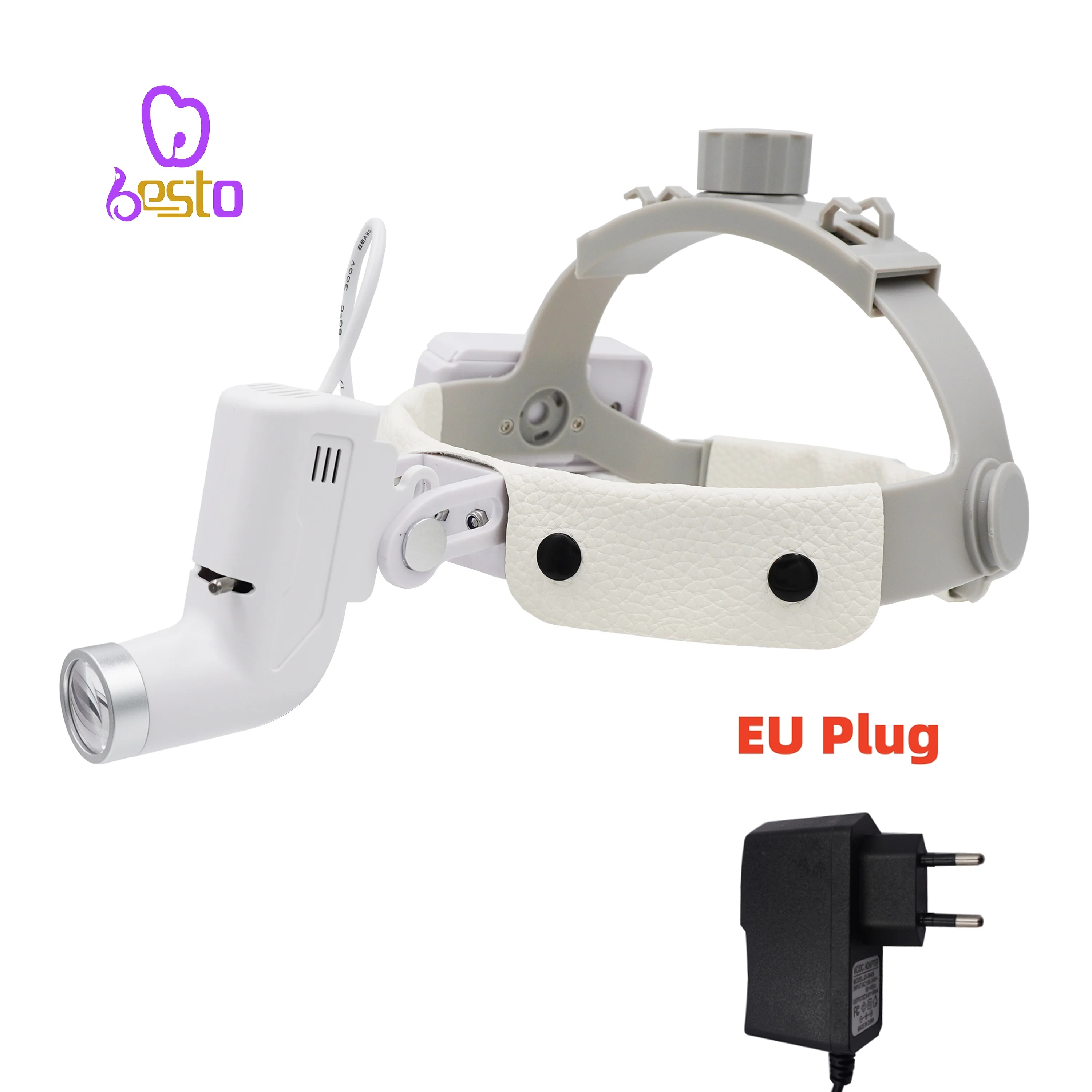 

5W EU Plug Adjustable Headlight For Dental Lab Headlamp Surgical Headlight Dental LED Head Light Lamp