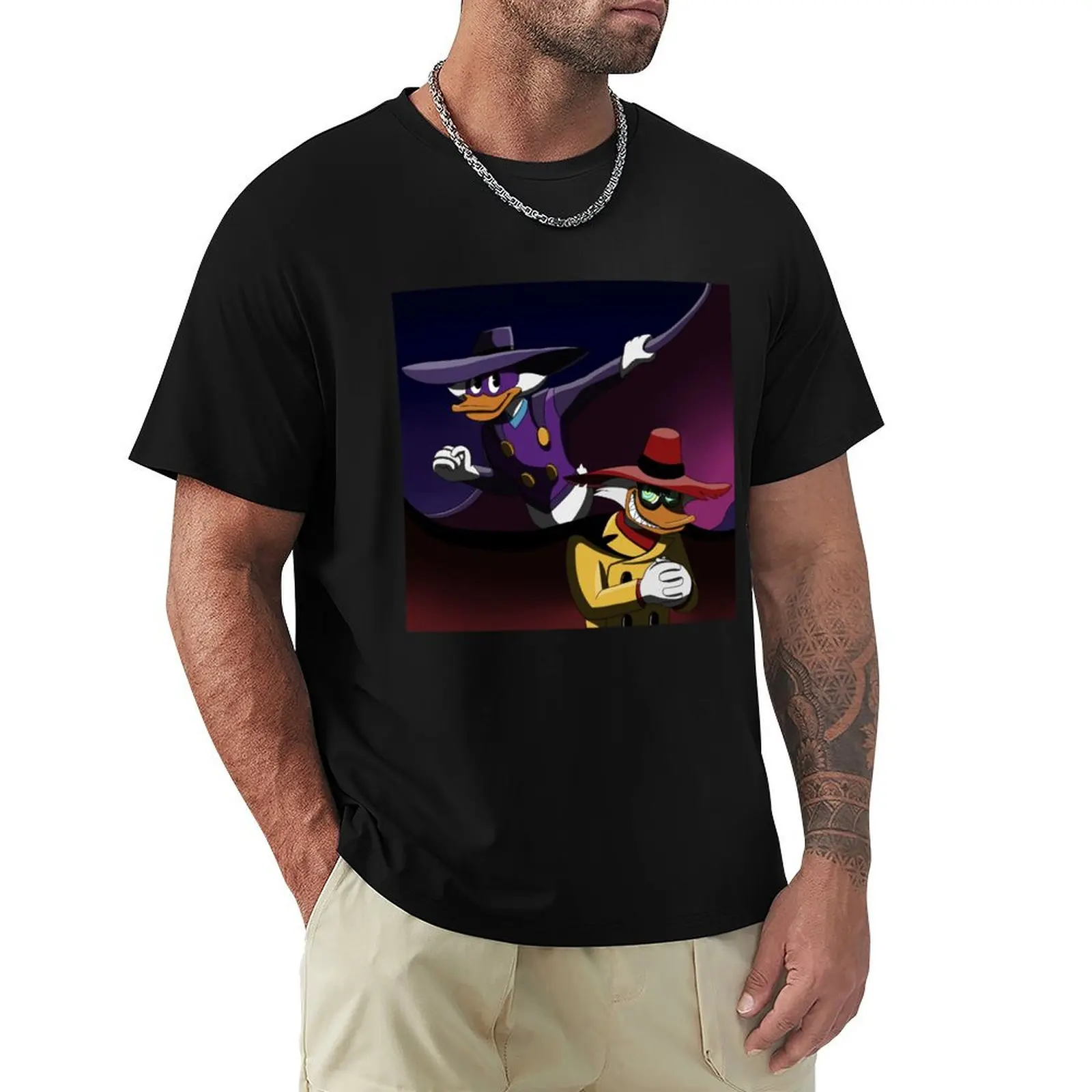 

Darkwing and Negaduck T-Shirt animal prinfor boys summer shirt mens plain t shirts