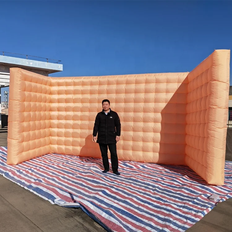 Inflatable Wall Tent Photo Booth 210D Oxford Cloth 5m X 2m X 2.5m Customizable Colors Outdoor Events Weddings Exhibitions