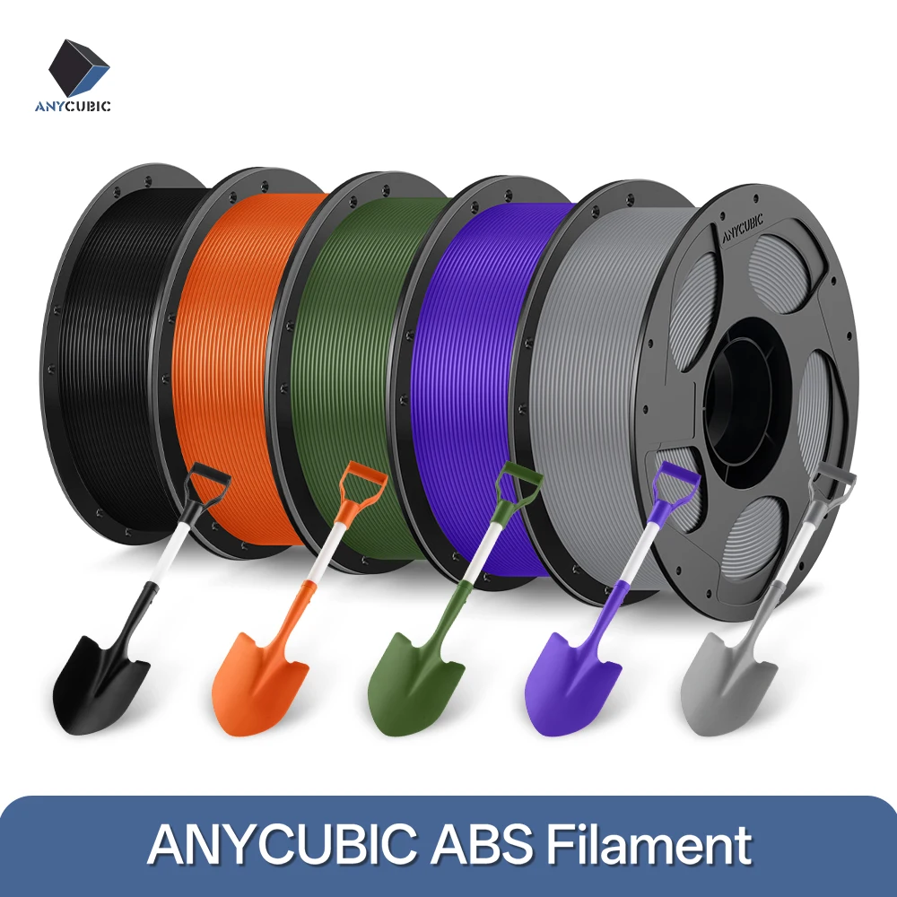 Image of ANYCUBIC ABS-Filament, 3D-Druck, PLA-Schlagfestigkeit, Temperaturbeständigkeit, 3D-Drucker-Filament für Kobra 3 Max S1C