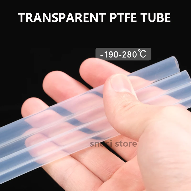 FEP tube Transparent PTFE tube F46 tube PFA transparent tube Multi-size specification 1m 1Piece