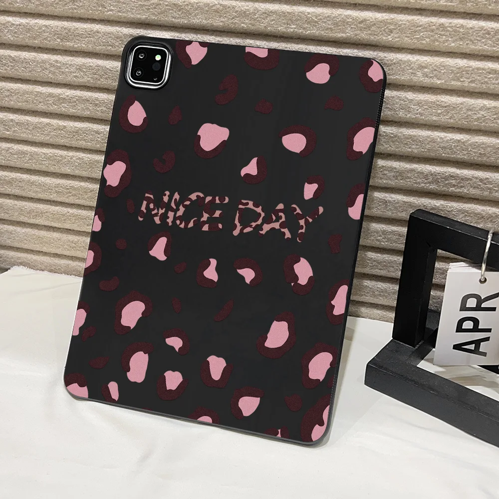 Fashion Leopard Pink Case For Xiaomi Redmi Pad 2 9.7 2026 Pad 2 Pro 12.1 Cases SE 11 8.7 K Pad 8.8 2025 Ultra Thin Tablet Cover