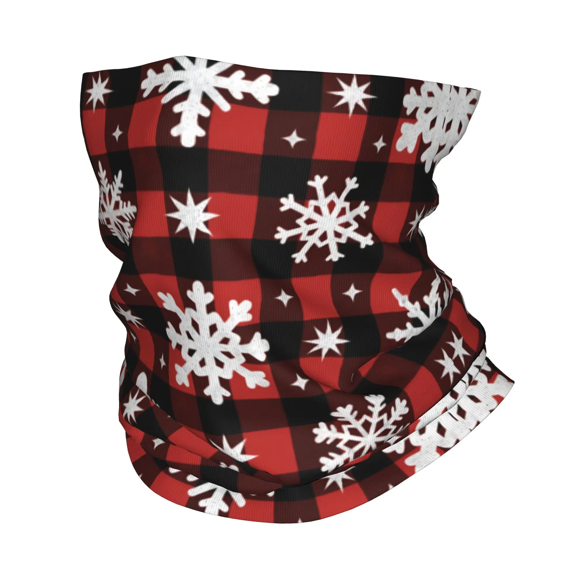 مخصص عيد الميلاد الرنة ندفة الثلج     الشتاء عقال الرقبة أدفأ الرجال النساء تزلج الصيد وشاح أنبوبي الوجه باندانا الجراب