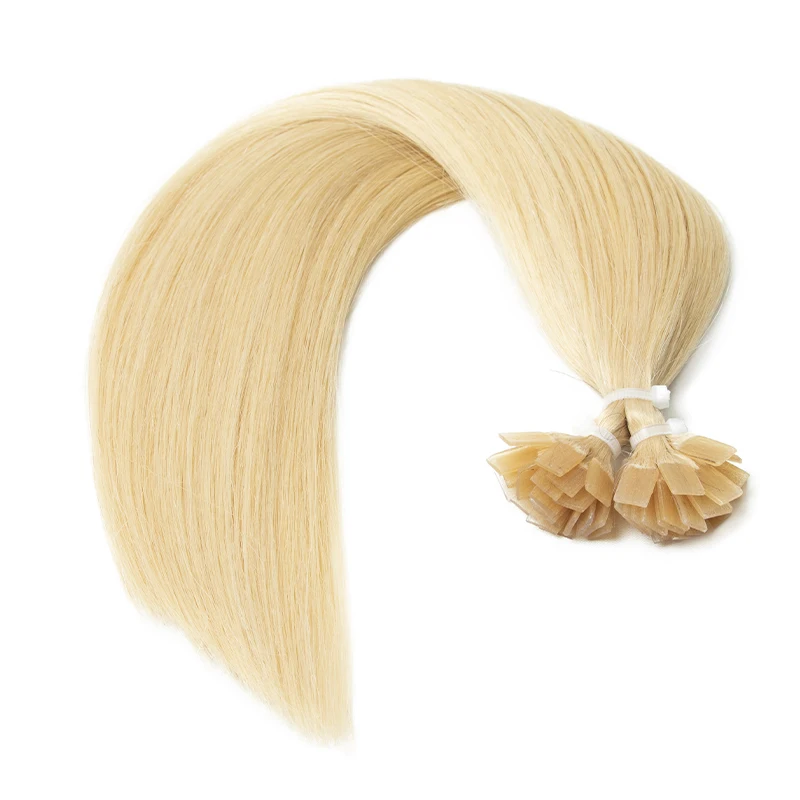 30grams pack Flat Tip Natural Human Hair Extensions Keratin Hot Fusion Long Lasting for Women Any Occasions Add Length 12-22inch