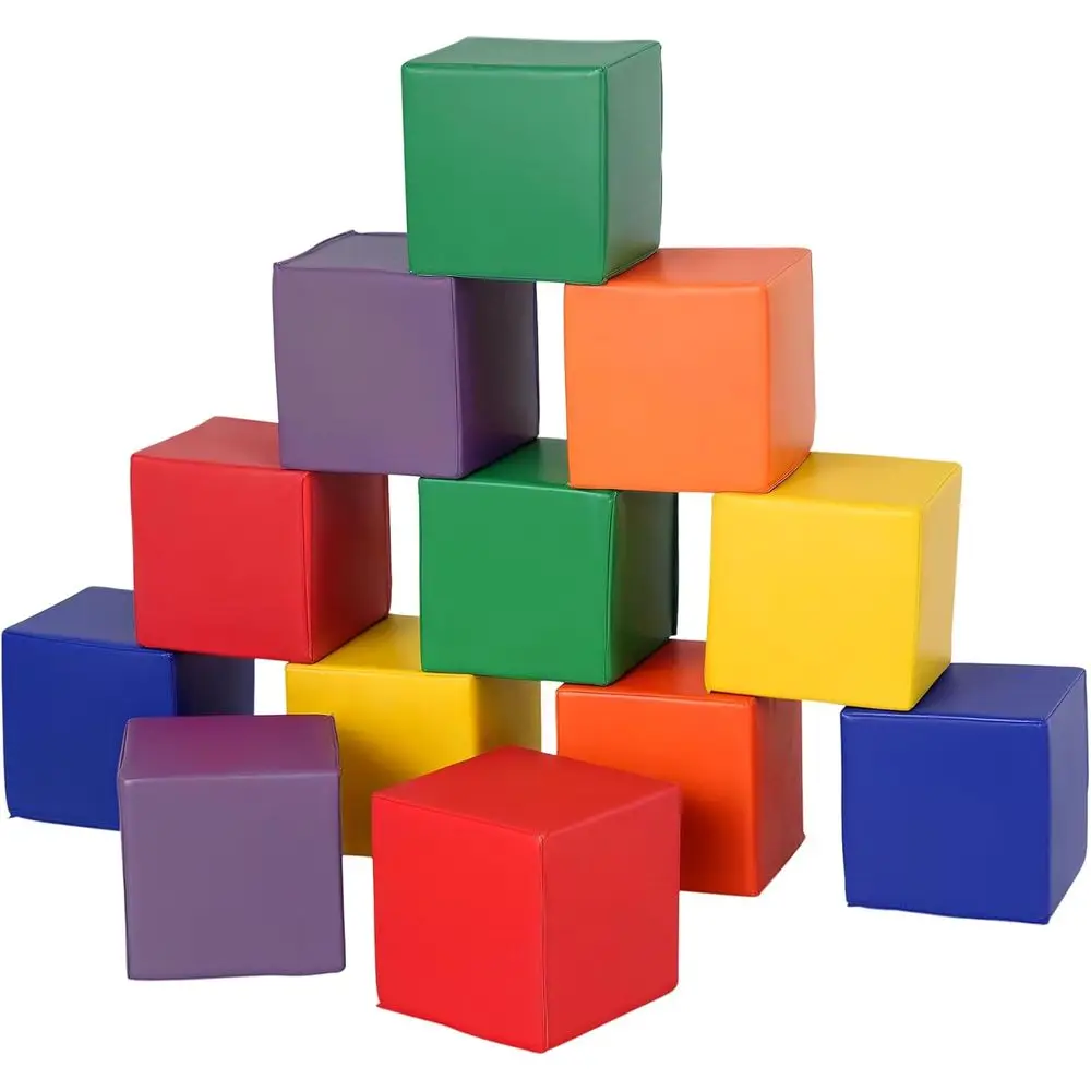 

12-Piece Stacking Blocks Set for Toddlers: Educational Building Toys for Preschoolers