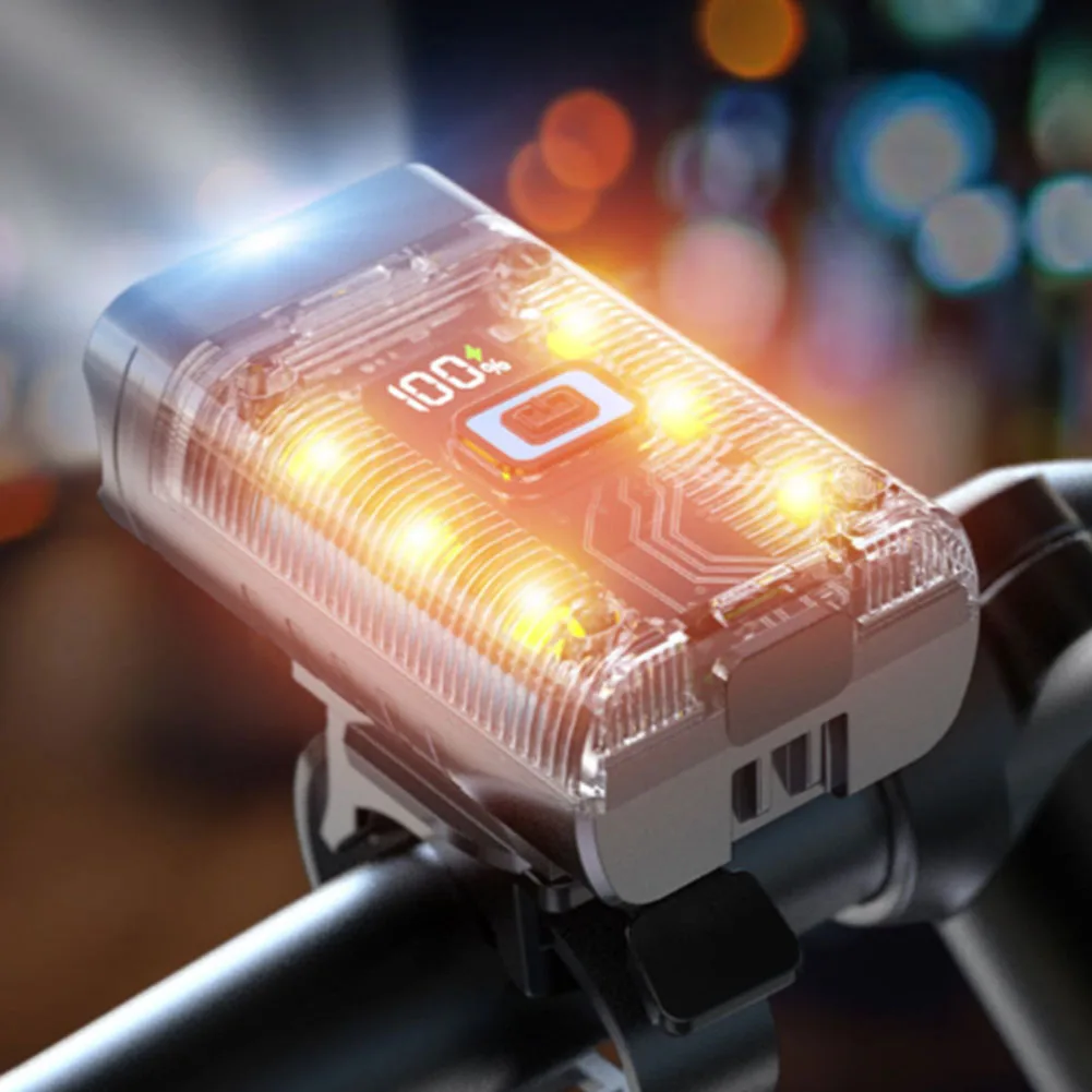 

Светодиодный передний фонарь для велосипеда, велосипедный головной фонарь IPX4, водонепроницаемая защитная лампа для велосипеда, перезаряжаемая на 360 градусов, вращающиеся на велосипеде аксессуары