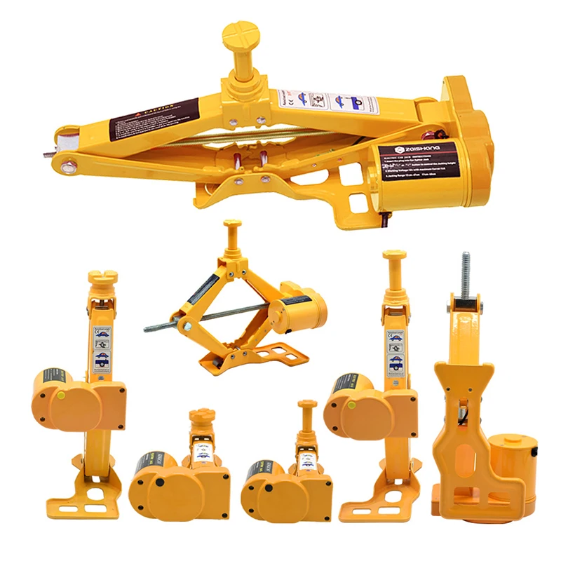 

new 3 Ton Electric Car Jack Kit Lifting Set 12V 3 in 1 scissors car Jacks With Impact Wrench And Pump Auto Lift repair Tools