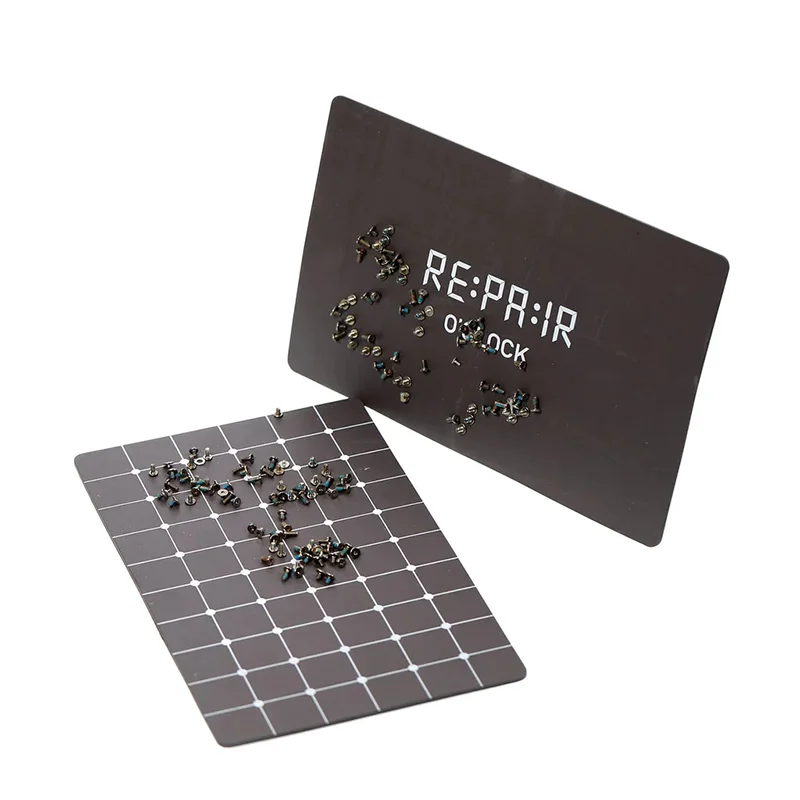 2uul reparação enclock st99 tapete de trabalho magnético preto 155mm * 98mm design multifuncional para reparos de telefone manuseio de componentes pequenos