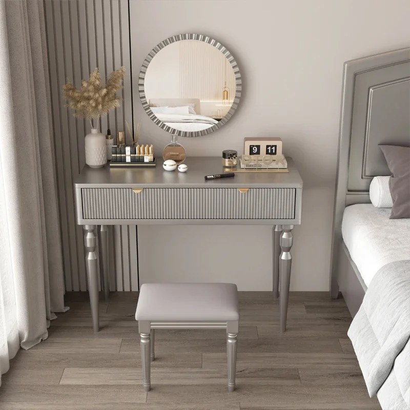 

Bedroom Luxury Dressing Table Aesthetic Mirror Organizer Girls Dressing Table Drawer Design Tocador De Maquillaje Furniture