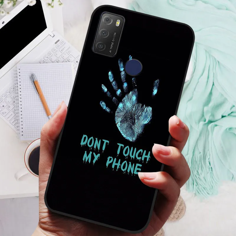 For TCL 20Y 6156D Case Silicone Shockproof Soft TPU Phone Cover For TCL 20Y 20E 6125F Funda for TCL20Y TCL20E Capa Cartoon Shell