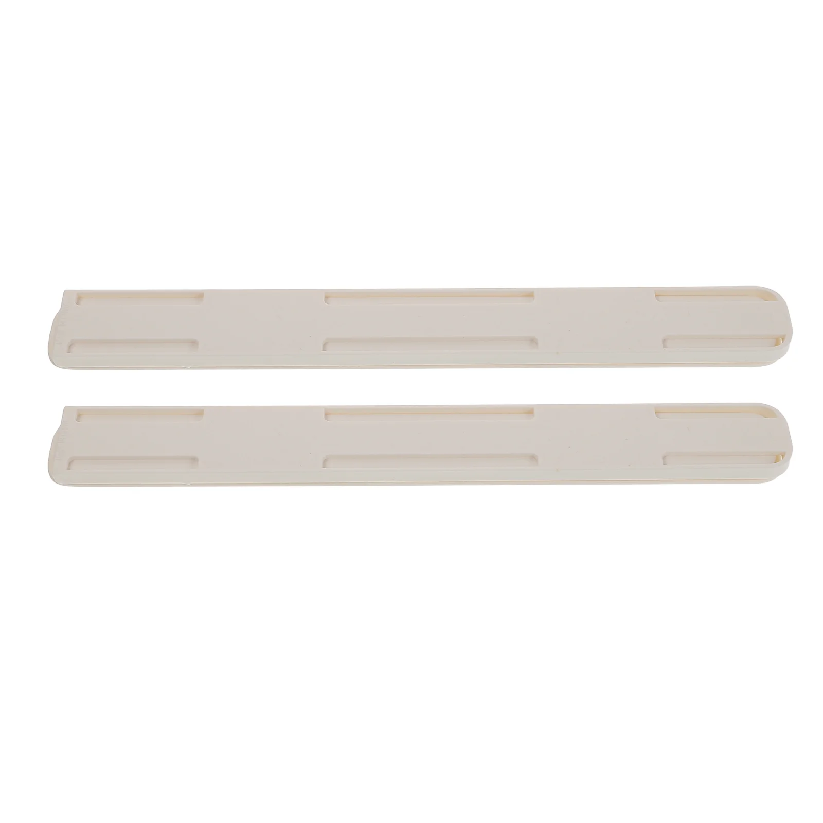 

2pcs Kitchen Bedroom Cabinet Drawer Slides White Self Adhesive Track Guides Flexible Furniture Wardrobe Closet