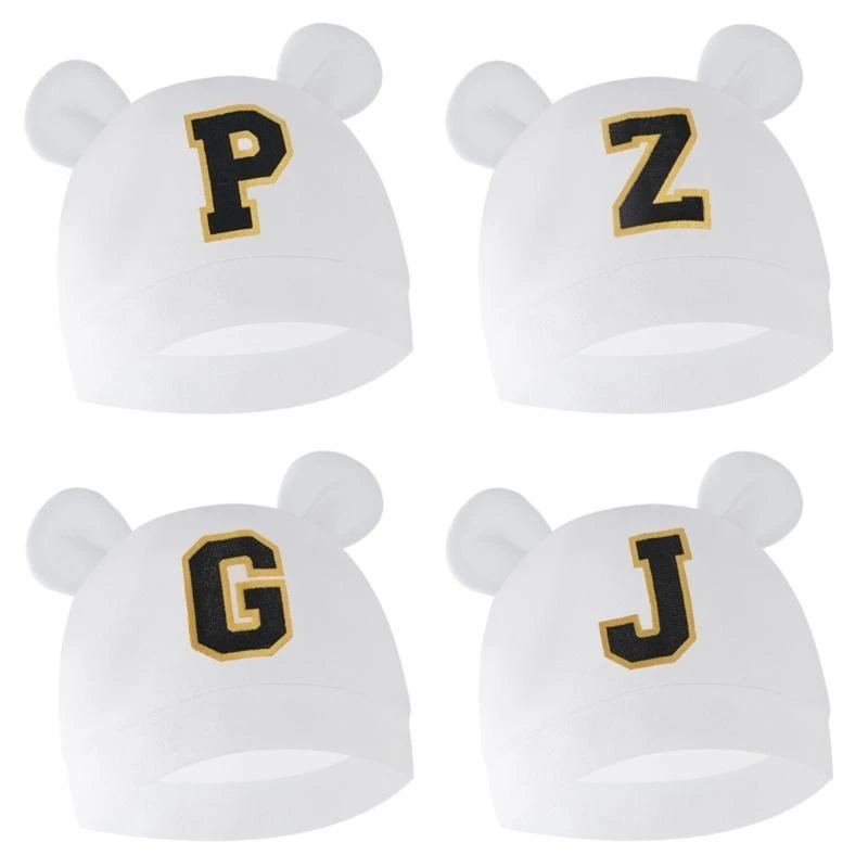 

Upgrades Newborn Hat And Mittens Set Breathable Cotton Infant Caps & Not Scratch Gloves set for Infants 0 to 2 Months 24BE