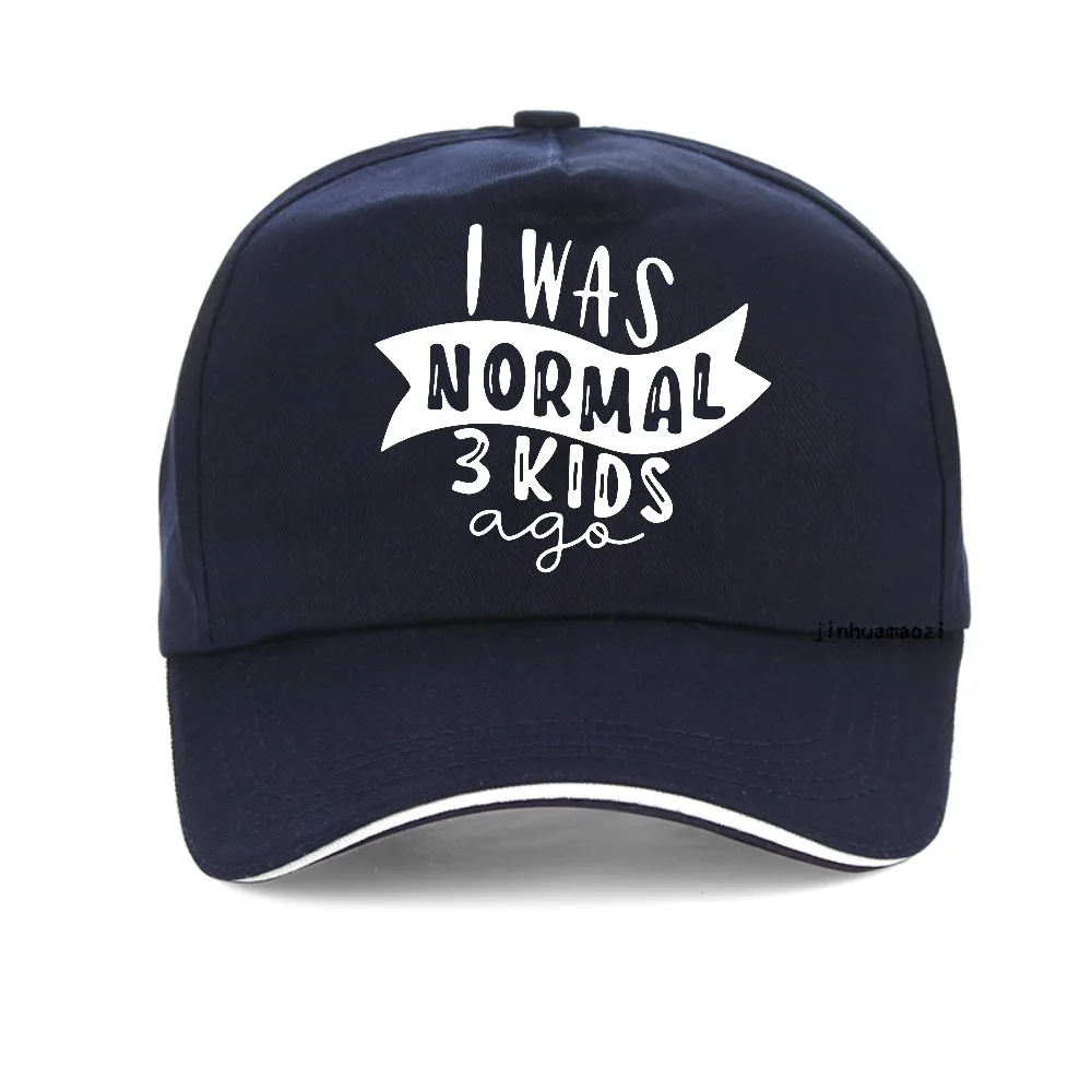 I Was Normal 3 Kids Ago baseball cap men Women Casual breathable snapback hat fashion summer Adjustable visor hats