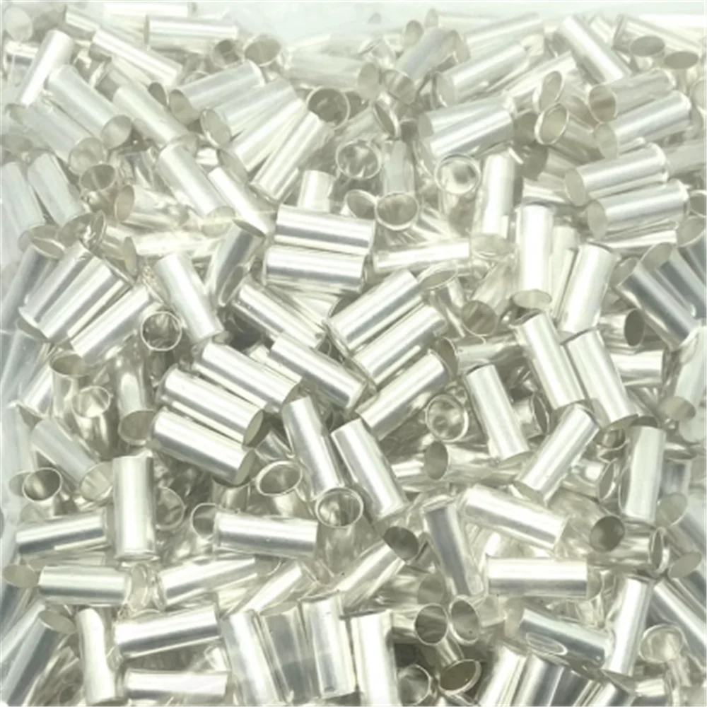 500pcs EN1008 Crimping Type Non-insulated Pipe Bare Terminal Connector for 18AWG Wire