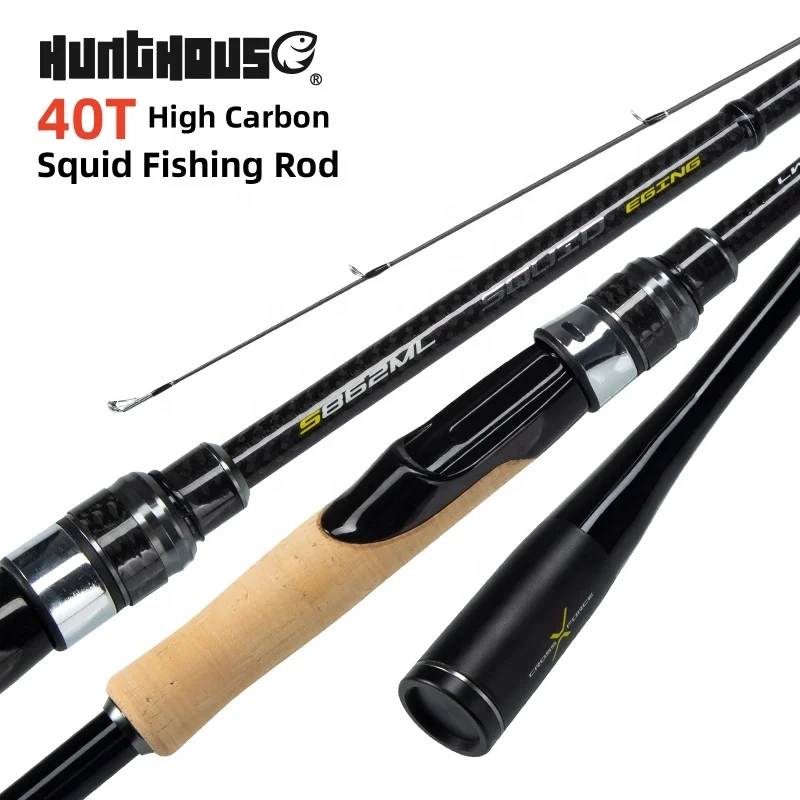 Newly Arrived 2.6m/2.7m 40T High Carbon Squid Fishing Rod Saltwater Cuttle Octopus Spinning EGING Squid Fishing Rods