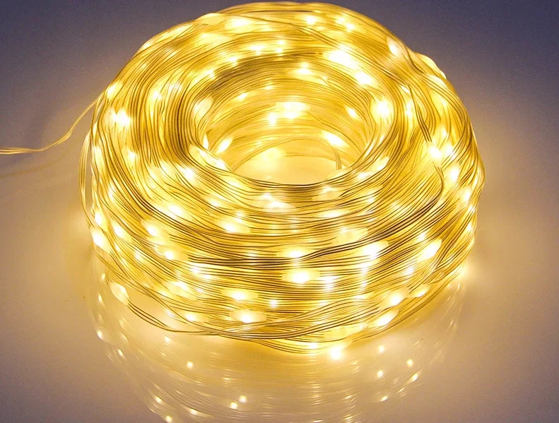 LED small color solar wire outdoor light