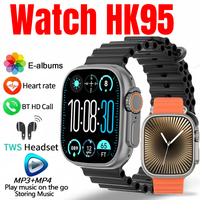 2025 Original HK10 Ultra 3 MAX Smart Watch 4GB ROM AI ROBOT Network Sharing AMOLED NFC Compass GPS Smartwatch for ISO Android