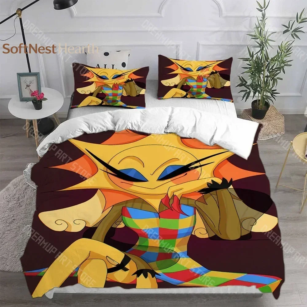 2026 3D Print Welcome Home Anime Printed Bedding Sets Comforter Quilt Bed Cover Duvet Cover Pillow Case 2-3 Pieces Sets Kids Adu