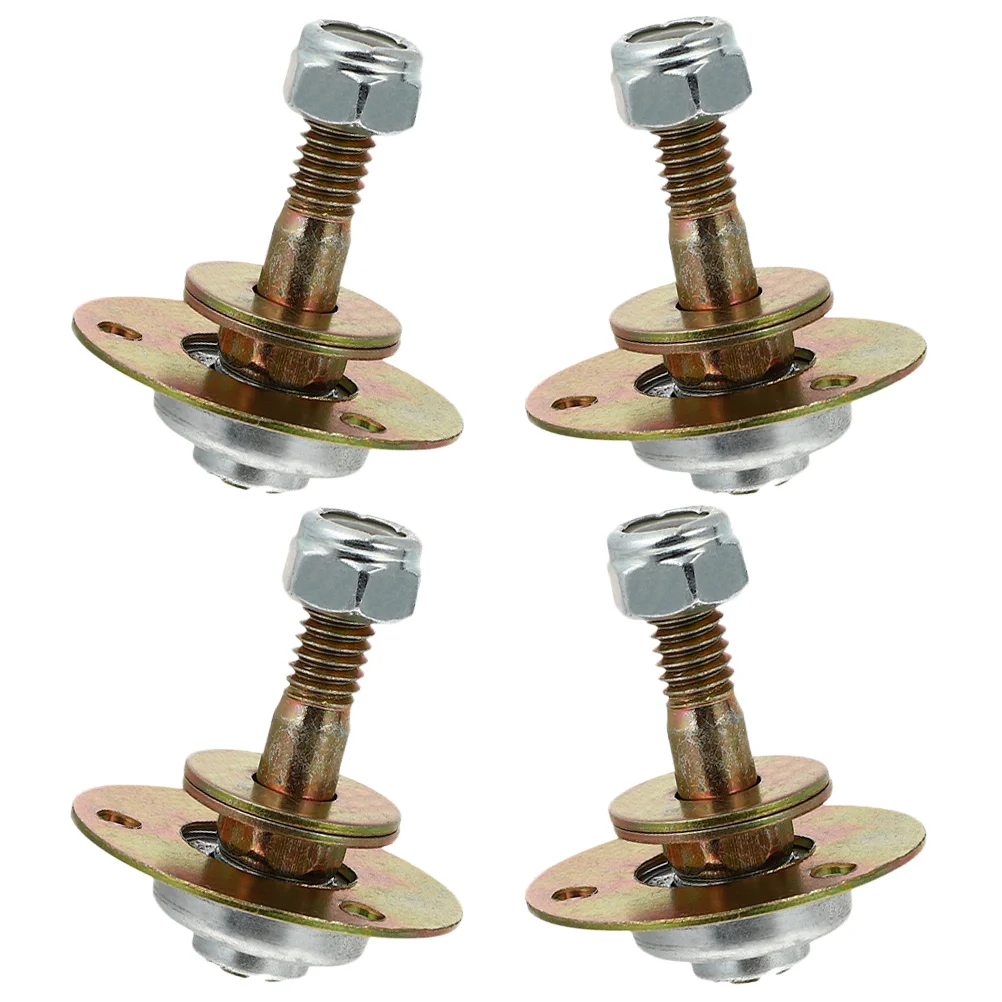 4 Pcs Rocking Chair Bearing Office Chairs Furniture Hardware Replacement Connecting Fittings Accessories Iron Screws Kits