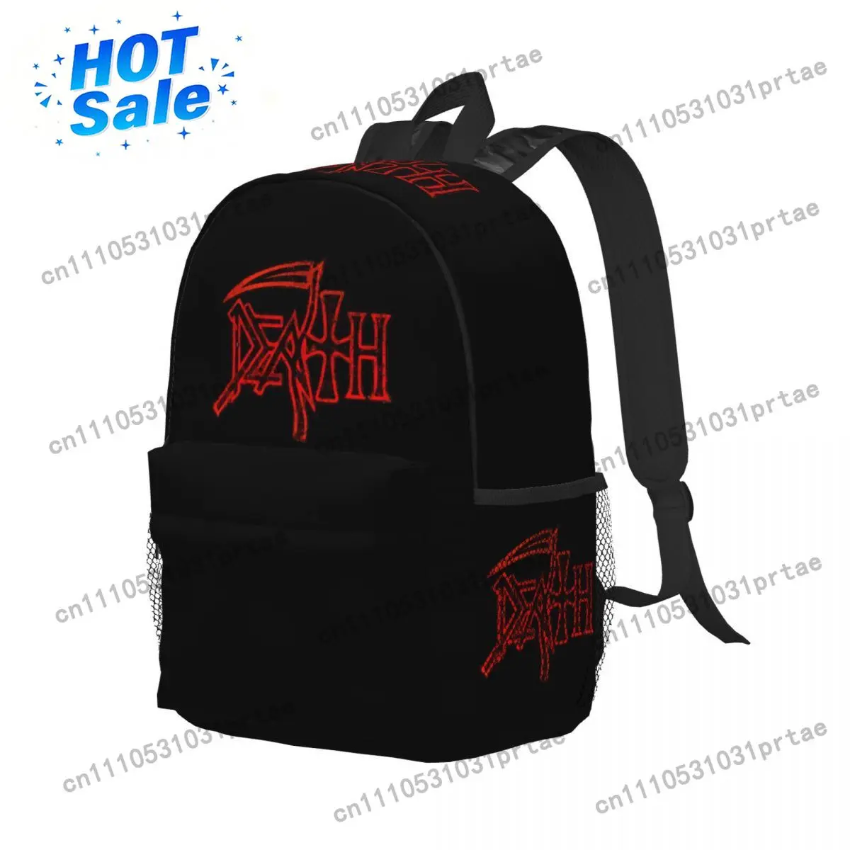 Death Band Logo Backpack Boys Girls BookBag Children School Bag Computer Shoulder Bags for Men Women