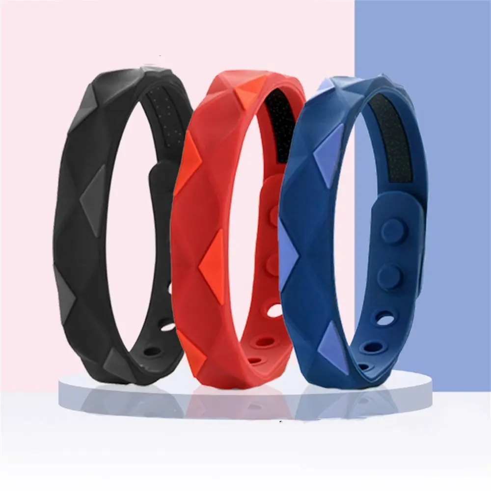 Pulsera antiestática de iones negativos para baloncesto, equilibrio energético, pulsera impermeable de silicona para amantes, antifatiga