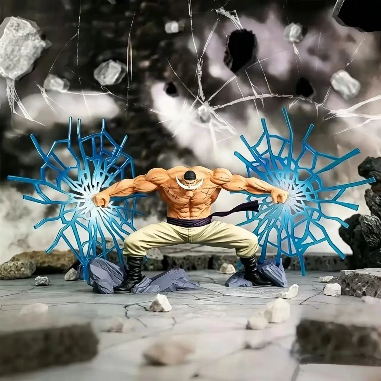 Heiß begehrte Anime-Figur White Beard Edward Newgate, Actionfigur, Modellspielzeug, White Beard Ornament, Sammelfigur, Modellspielzeug
