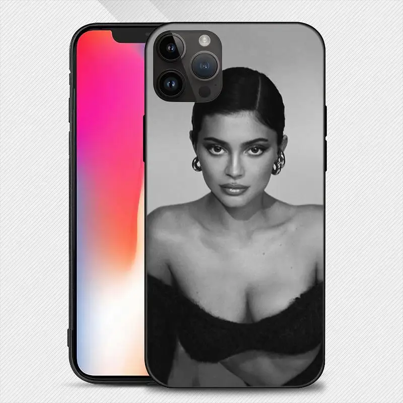 Actor K-Kylie J-Jenner Phone Case For iphone15 14 13 12 11 Pro Max Mini X 7 8 Soft Case