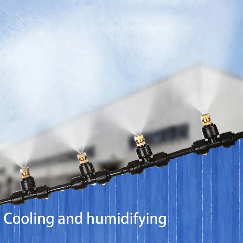 Rainforest cylinder spray system Cooling and dedusting Automatic humidifier Adjustable universal sprinkler head watering