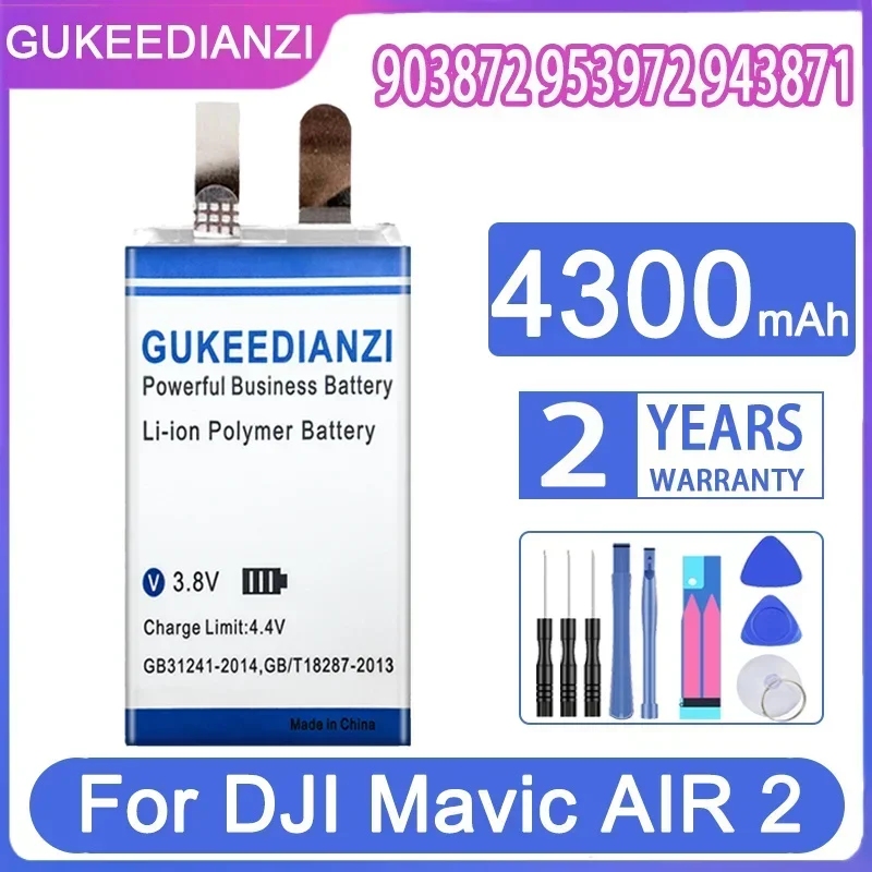 GUKEEDIANZI Replacement Battery 903872 953972 943871 4300mAh for DJI Mavic AIR 2