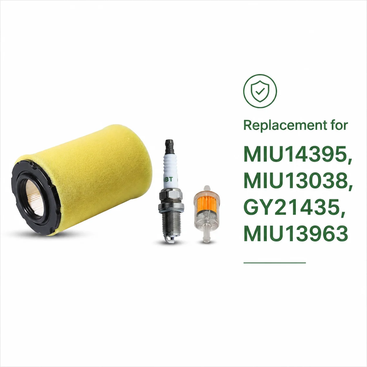 Engine Tune Up Kit For John Deere E100 E120 E130 E140 LA145 X330 and Husqvarna YTH22V46 YTH24V48 Z246 YTH18542 YTH2348 MIU13963