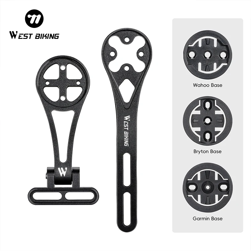 AliExpress West Biking WEST BIKING Bicycle Computer Mount Integrated Handlebar Extend /Stem Adjustable Bracket For Wahoo/Bryton/XOSS/Garmin Speedometer