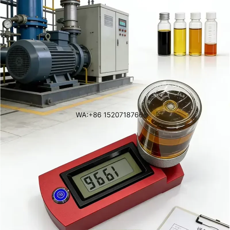 Wmwmnu JCKW-C Handheld Oil Quality Detector for Evaluate Lubricating Oil Additives Loss Acidification Oxidation Aging Degree