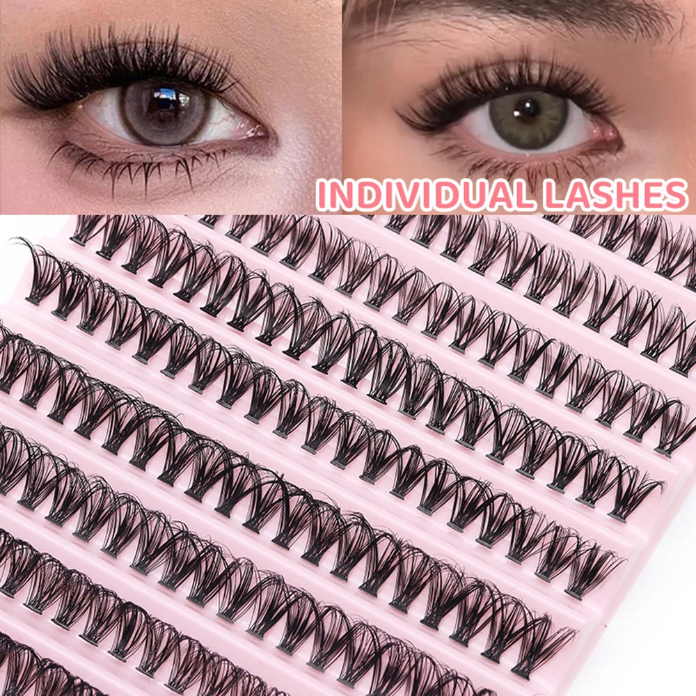 30/60/80P 個別まつげボリュームつけまつげエクステンションクラスターまつげチャームスタイル 8-16 ミリメートル偽まつげメイクアップツール