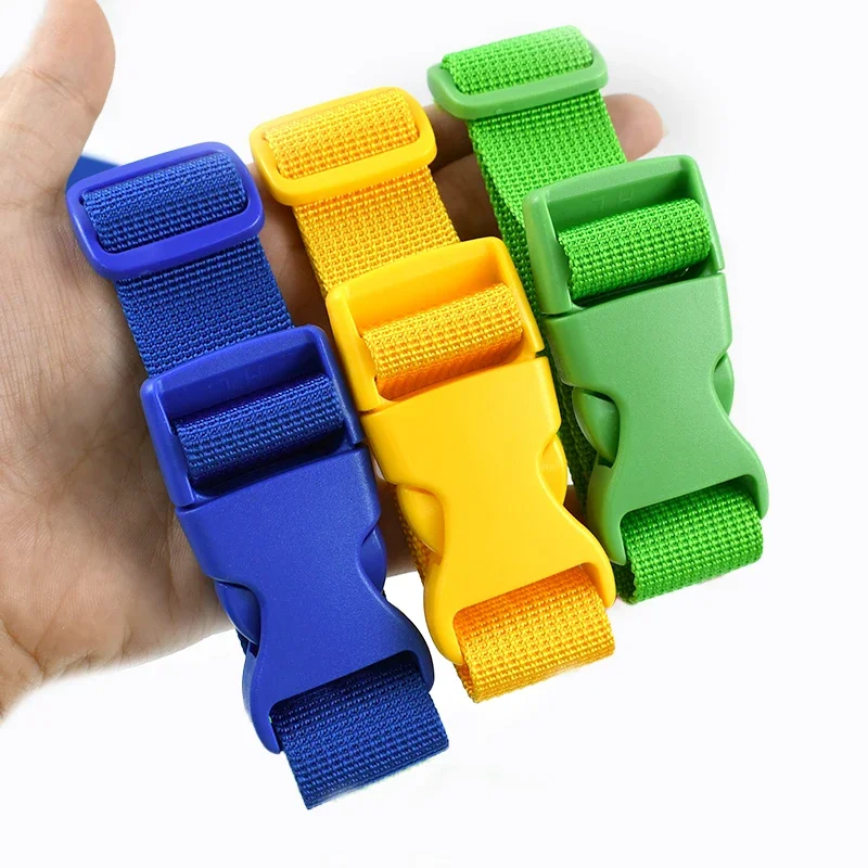 2/5Sets 20/25mm Dog Collar Release Buckle Webbing Sliders Tool Suit Bag Strap Side Clip Plastic Hook Tapes Tri-Glide Accessory