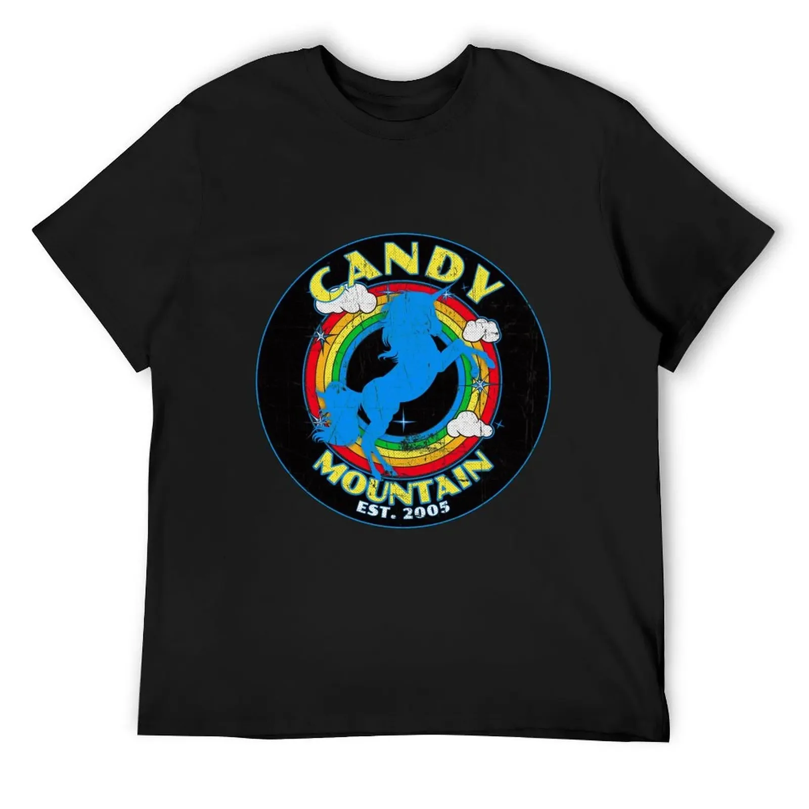 

Candy Mountain - Est. 2005 - Unicorn Paradise T-Shirt Louboutins graphics anime clothes t shirt men 100℅ cotton