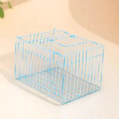 

Portable Metal Parrots Outdoor Use Lightweight Foldable Travel Carrier Breathable Wire Design Handheld For Birds Storage Bird