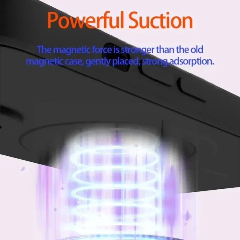 Original Liquid Silicone Magnetic Wireless Charge Case For Samsung Galaxy S26 S25 S24 S23 S22 Ultra For Magsafe Shockproof Cover - náhled 6