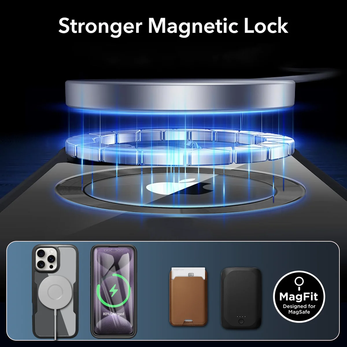 Double Sided Touch Screen Protection Phone Case for iPhone 16 15 Plus 14 Pro Max 13 12 11 Magnetic Suction MagSafe Clear Cases