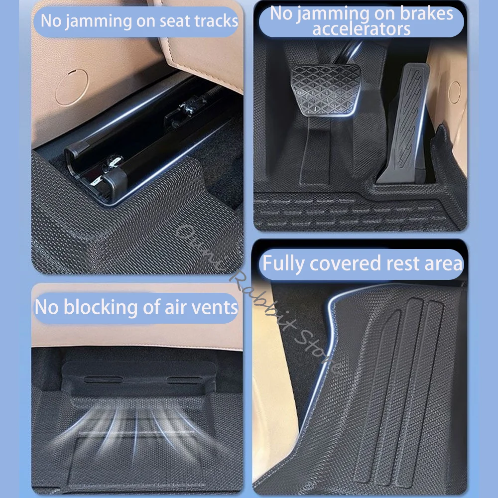 BYD Sealion 7 EV 2024-2026 TPE Waterproof Floor Mats RHD/LHD
