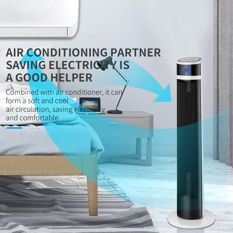 무소음 수직 블레이드리스 선풍기, 타워 선풍기, 플로어 선풍기, 에어컨 컴패니언, 블레이드리스 가정용 전기 선풍기