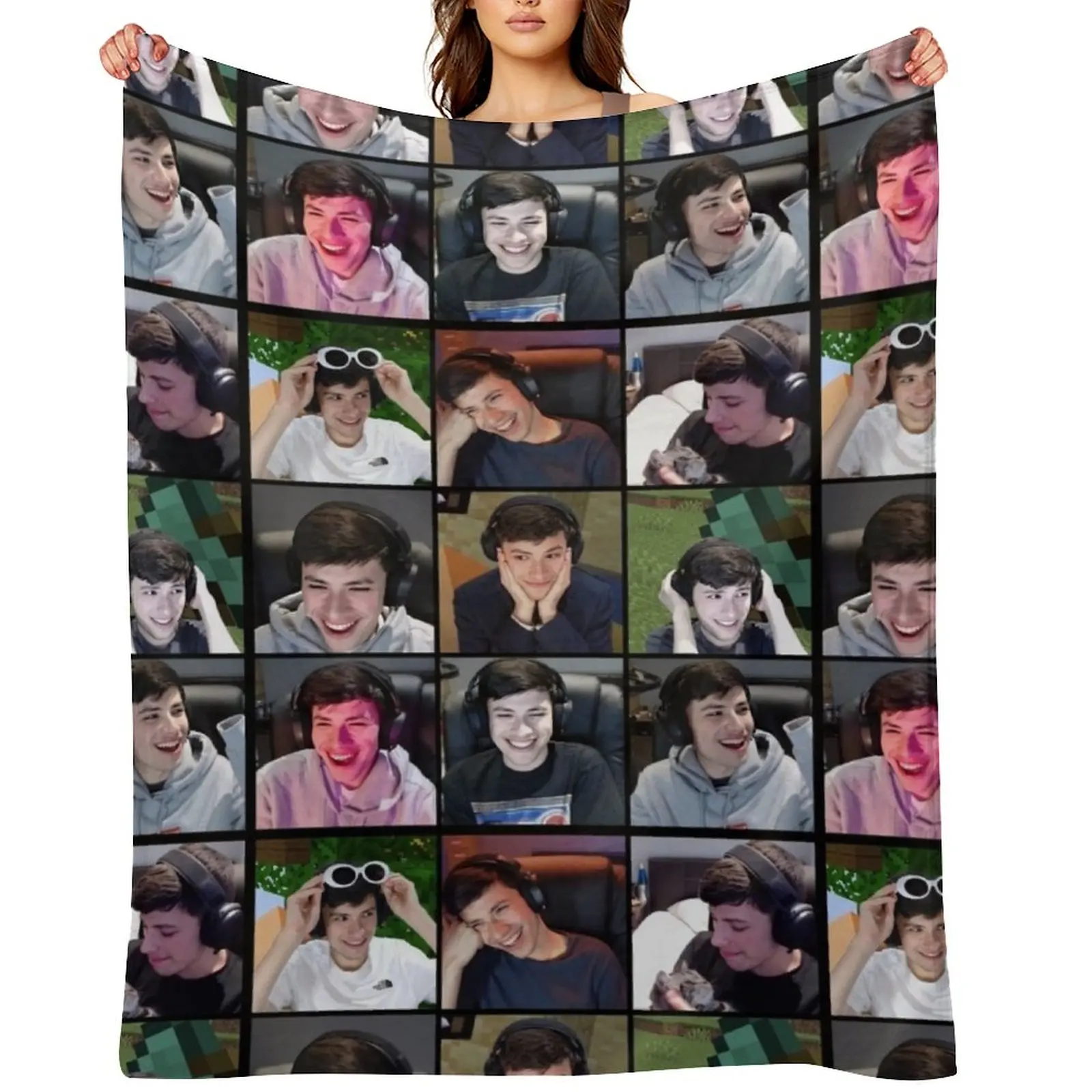 

GeorgeNotFound Throw Blanket Fashion Sofas halloween Decorative Beds Winter beds Blankets