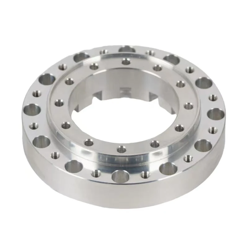Factory processing to draw custom aluminum alloy porous ring precision connection parts