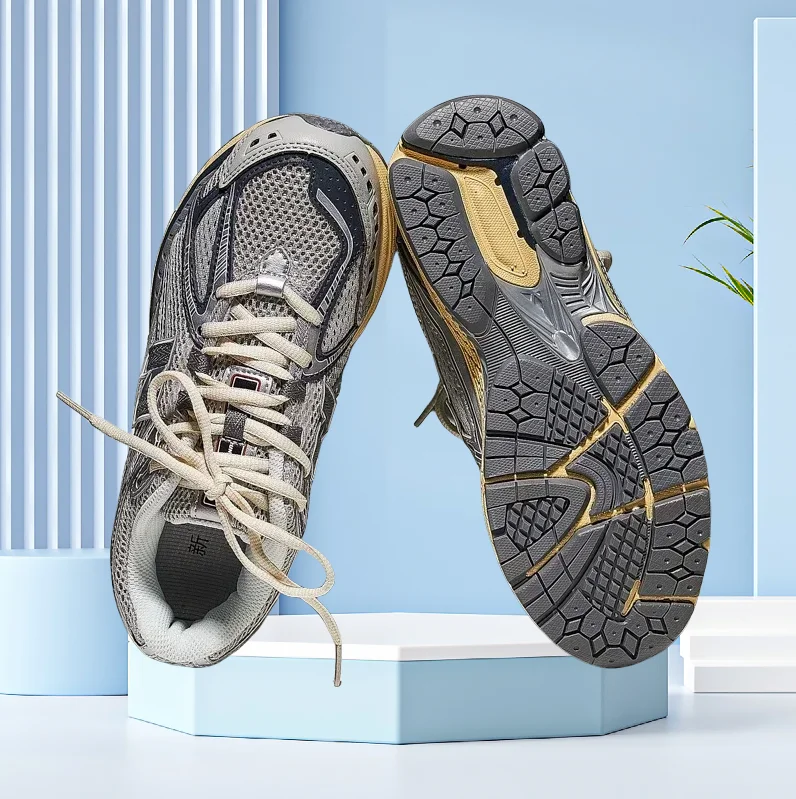 Versatile Trendy Series Men's and Women's Sports Shoes 2024 Summer Dad Shoes Breathable Running Shoes image 5
