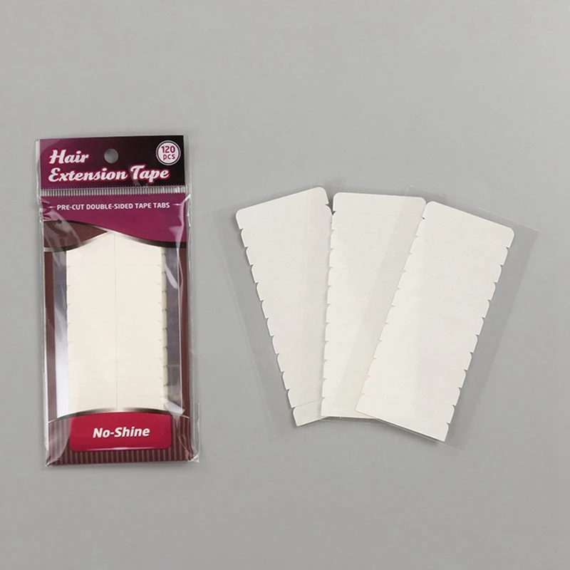 600 Tabs/Lot 50 Sheet No Shine Lace Wig Extension Double-Side Tape Fixed Hair Adhesive Strips For Toupees /Lace Wig Film