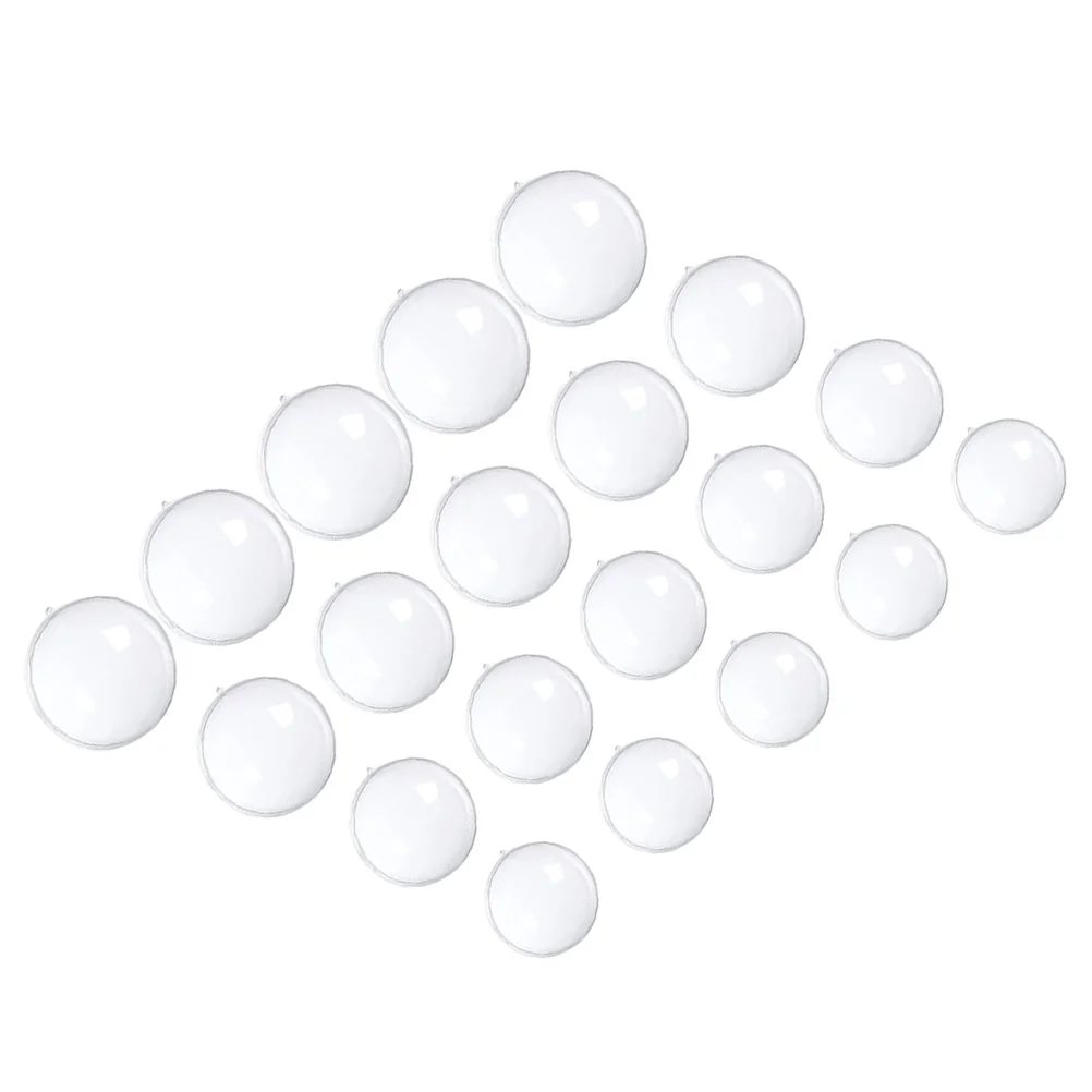 

40 Pcs Christmas DIY Ornaments Acrylic Decorative Ball 40pcs (4cm+5cm+6cm+7cm Clear Fillable Gadgets Balls