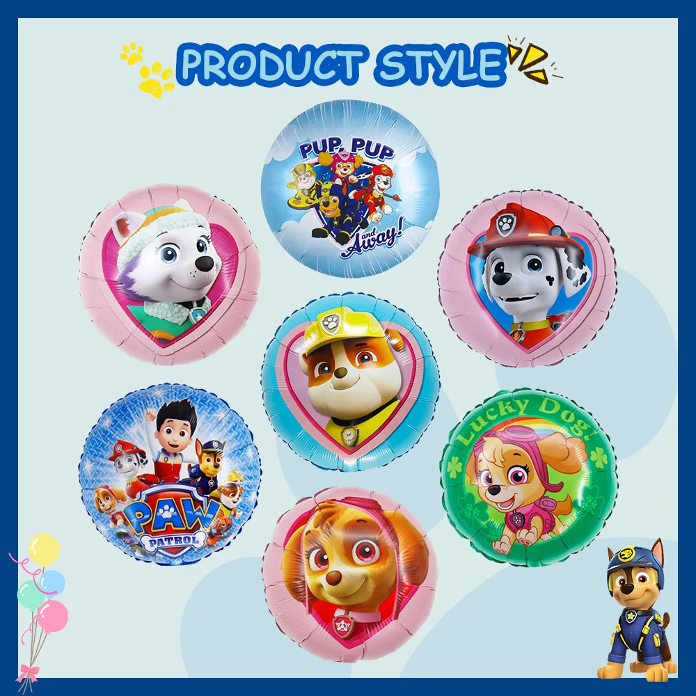 

Paw Patrol Foil Inflatable Balloon Boy Girl Baby Shower Birthday Party Backdrop Decorations Supplies Kid's Inflatable Children