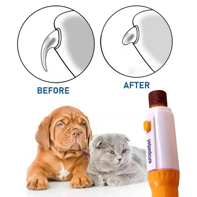 Dog Nail Grinder Professional Electric Pet Nail Trimmer Practical Pet Nail Trimmers With With Safety Guard For Large Medium