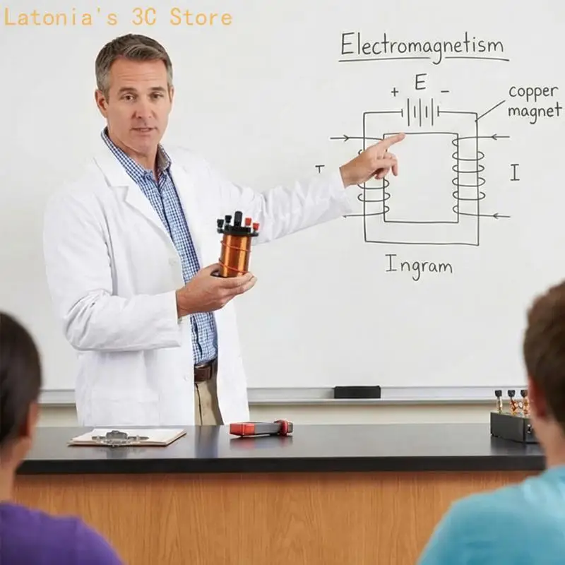 Elektromagnetische Spule für den Physikunterricht für Unterrichtsdemonstrationen und Laborexperimente zu elektromagnetischen – Detail 5