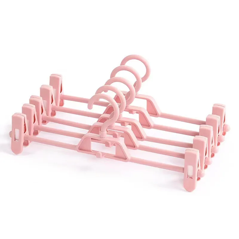 Pants rack, pants clip, household pants storage artifact, seamless hanger, multifunctional drying