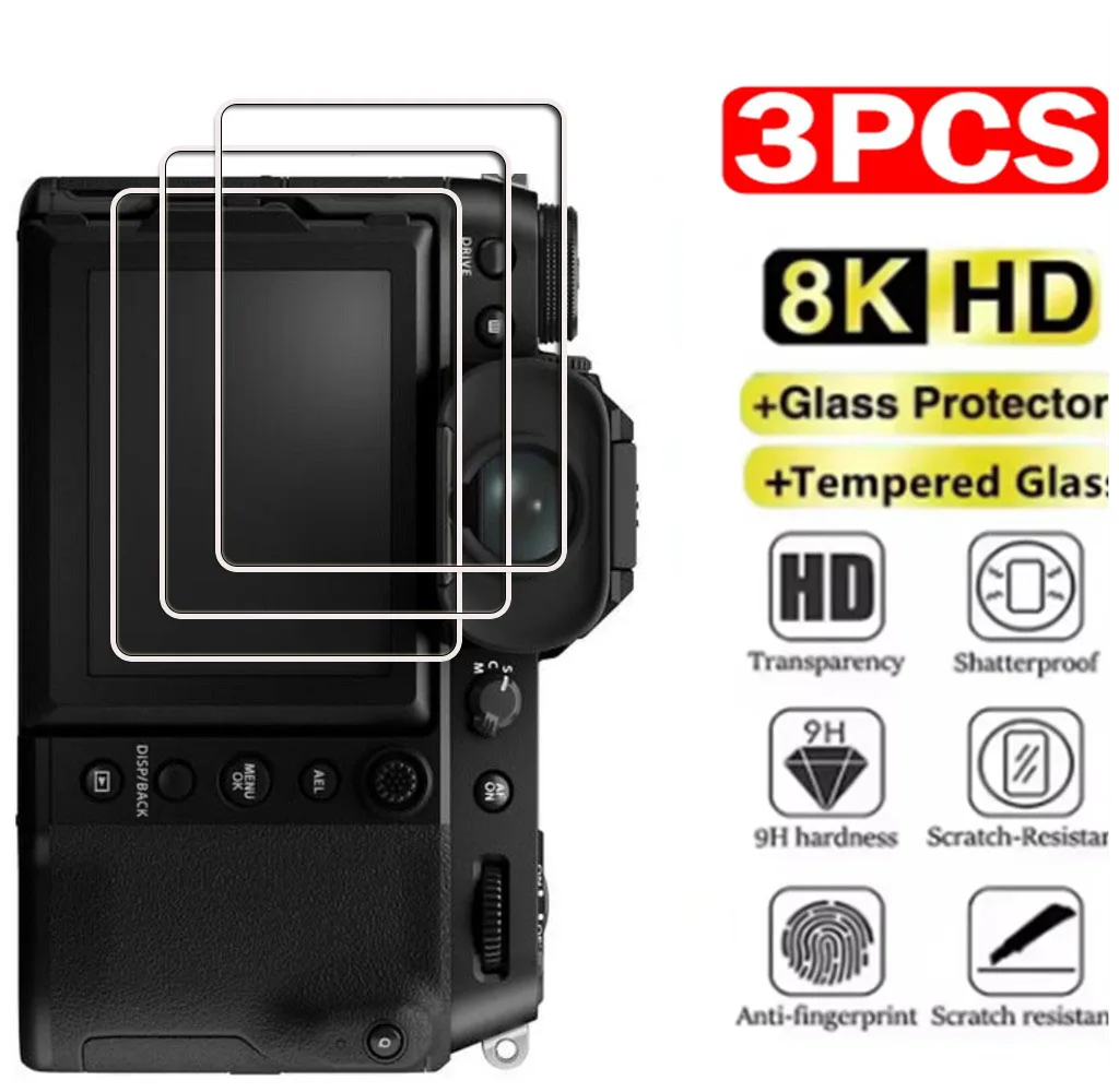 3 шт. HD защитное стекло для Fujifilm GFX 100S 50SII GFX100II GFX100S GFX50S II GFX50R GFX100RF, защитная пленка для ЖК-экрана камеры